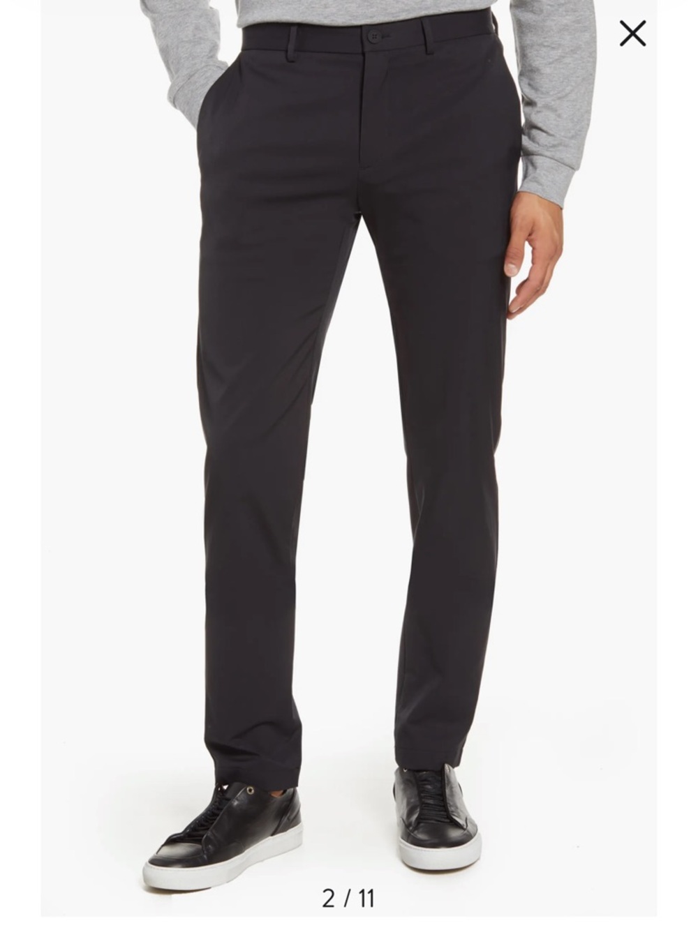 Theory Zaine Neoteric Slim Fit Pants Black Men’s